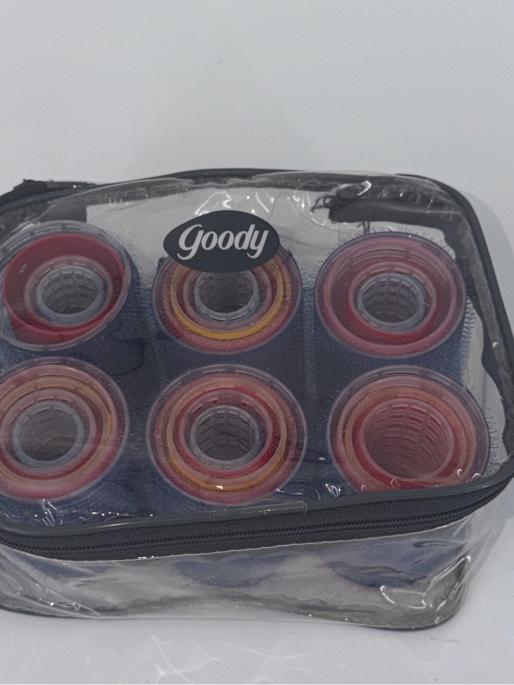 Goody Women’s Hot Pink & Multicolor Hair Rollerset with Clear Case